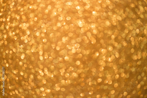 Gold color abstract bokeh texture big circles