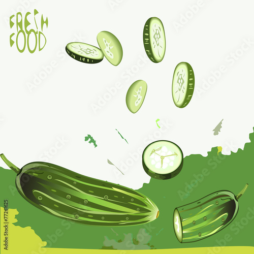 fresh cucumber