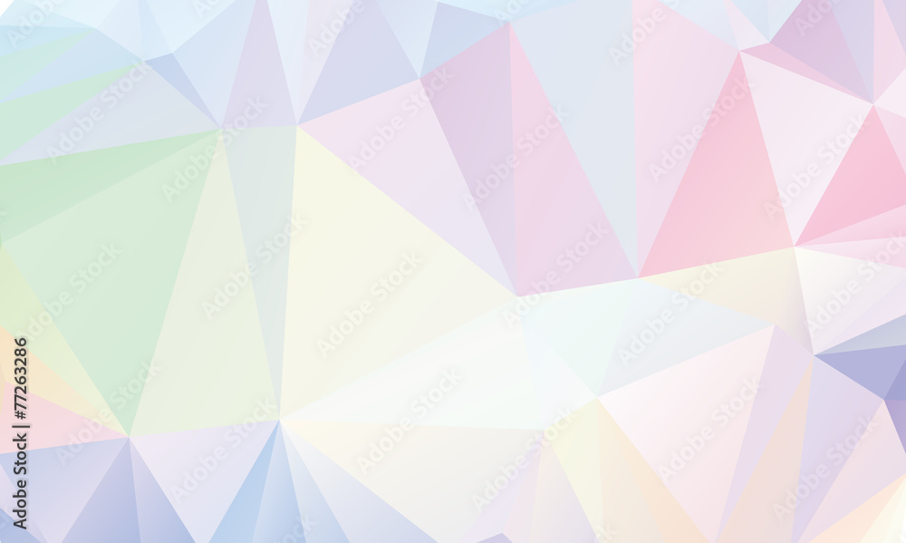 Pastel Polygon Geometric - obrazy, fototapety, plakaty 