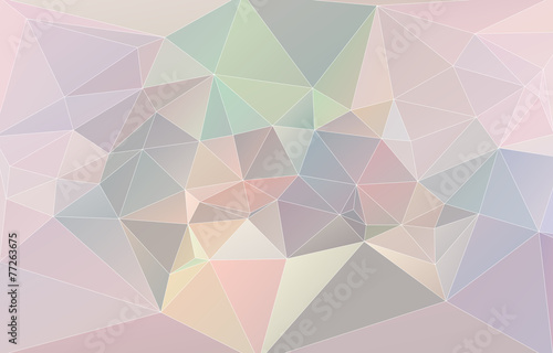 Pastel Polygon Geometric