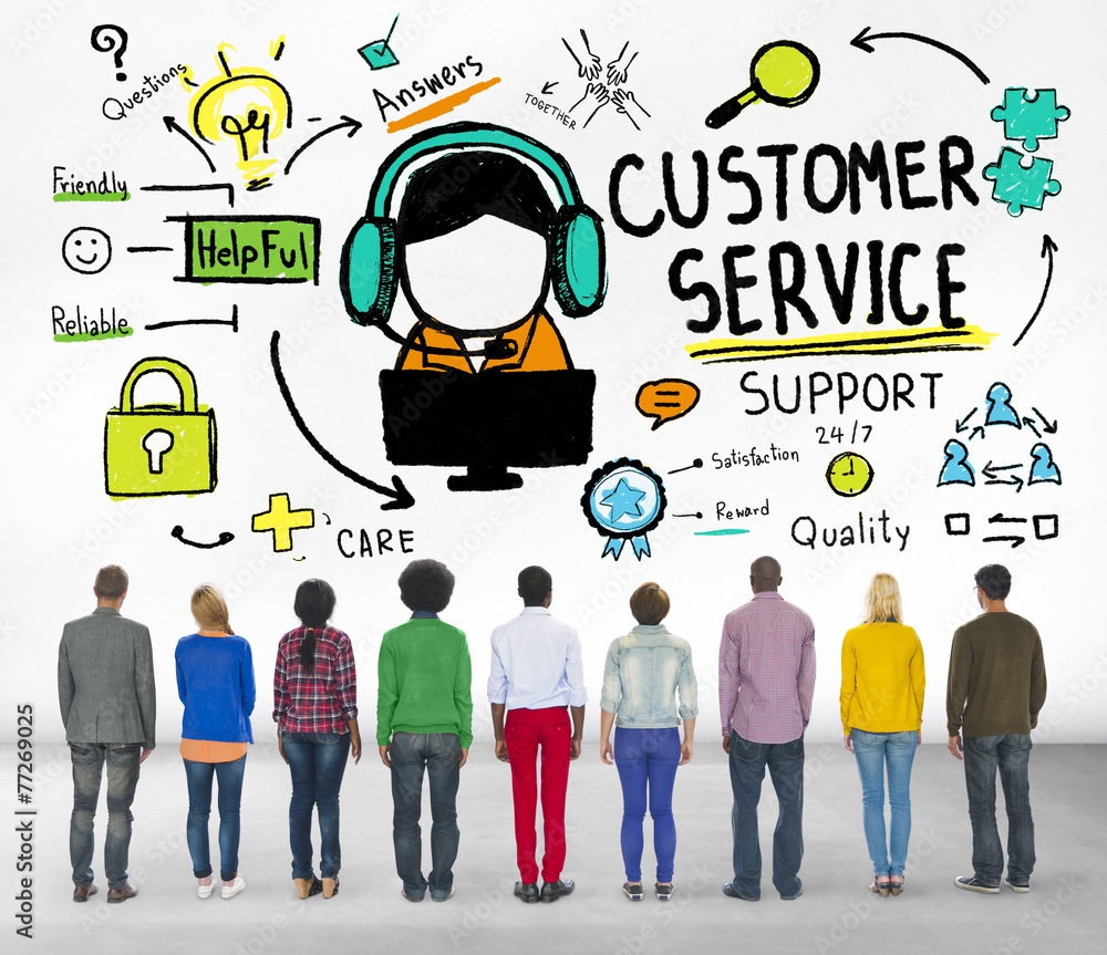 Customer Service Support Assistance Service Help Guide Concept