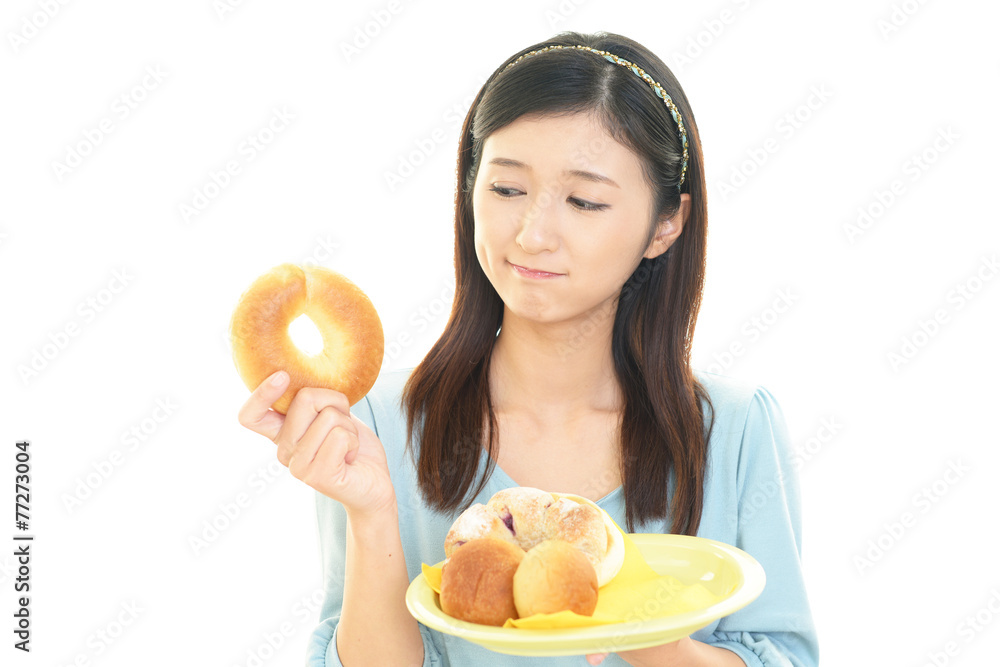ダイエット中の女性