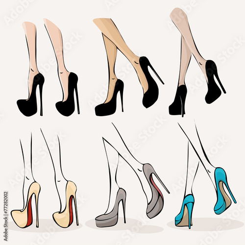 feet in shoes