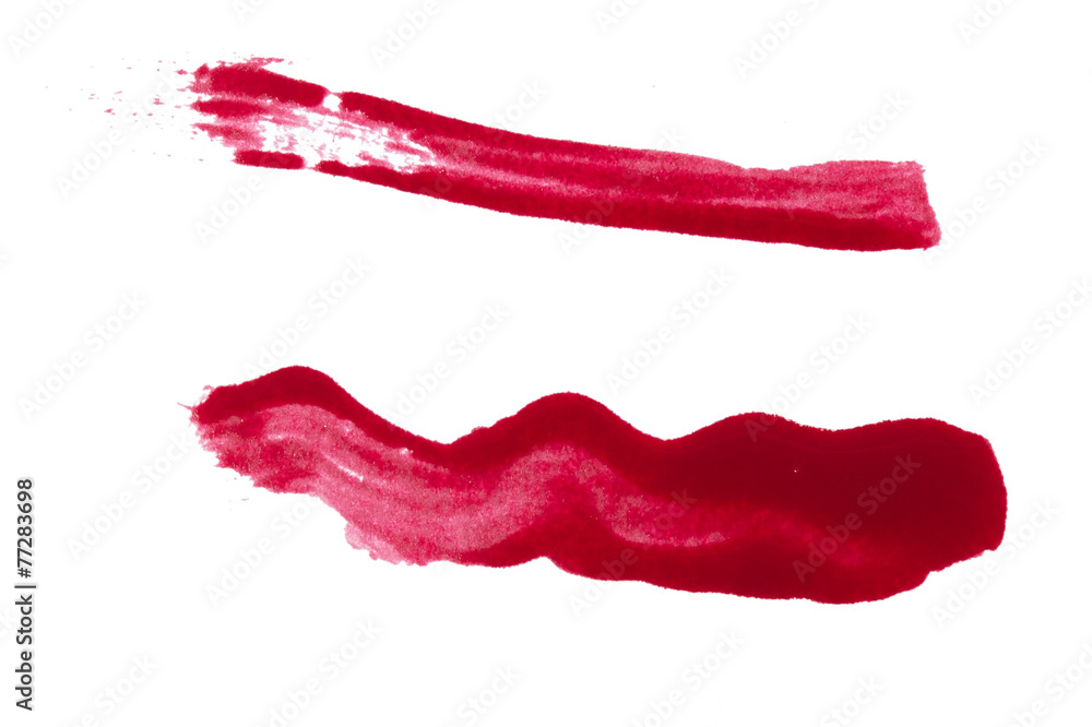 Red nail polish Red nail polish