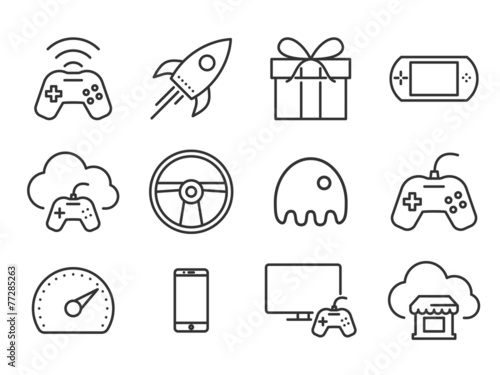 Video games icons