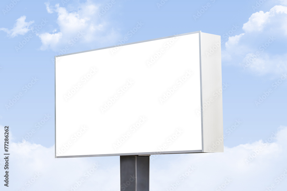 Blank Advertising Billboard Blank Advertising Billboard