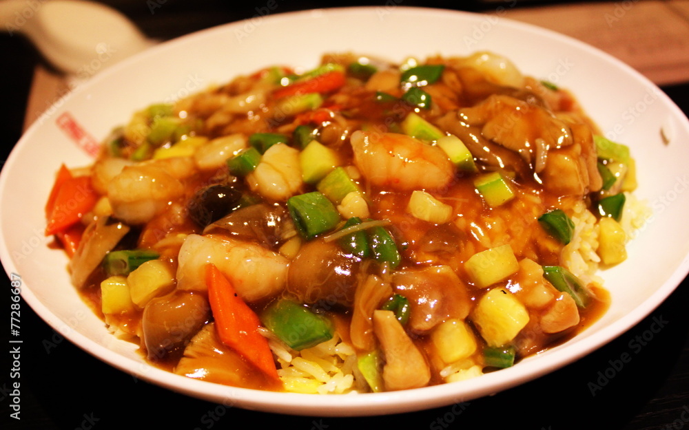 Fried rice in Hong Kong Fried rice in Hong Kong