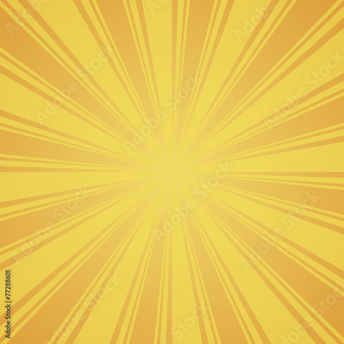 orange color burst background. Vector illustration