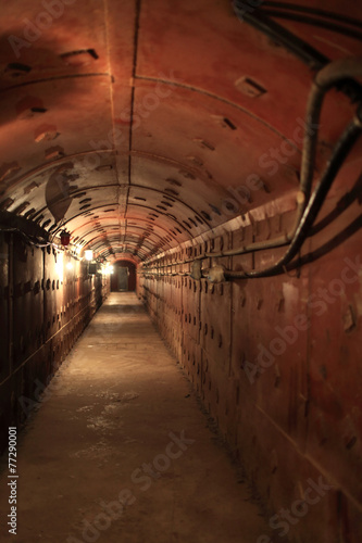 Interior of old soviet bunker