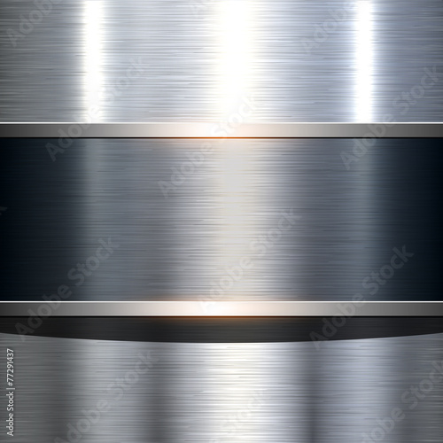Metal plate texture polished metal background