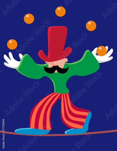 clown juggler