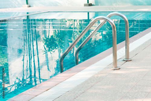 Swimming pool with stair © supakit hongsakul