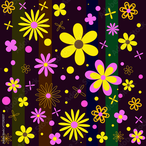 flowers seamless pattern