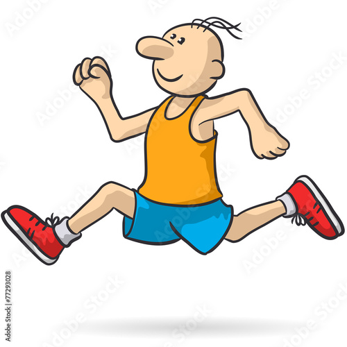 person running