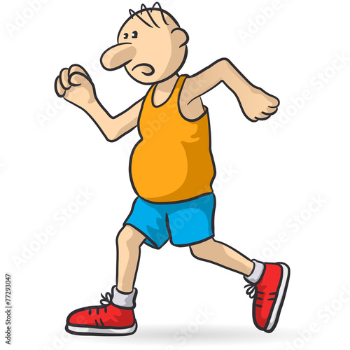 person running