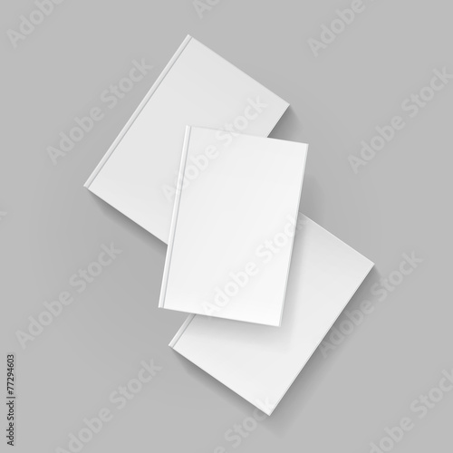Vector Set of Blank Covers for Book or Magazine