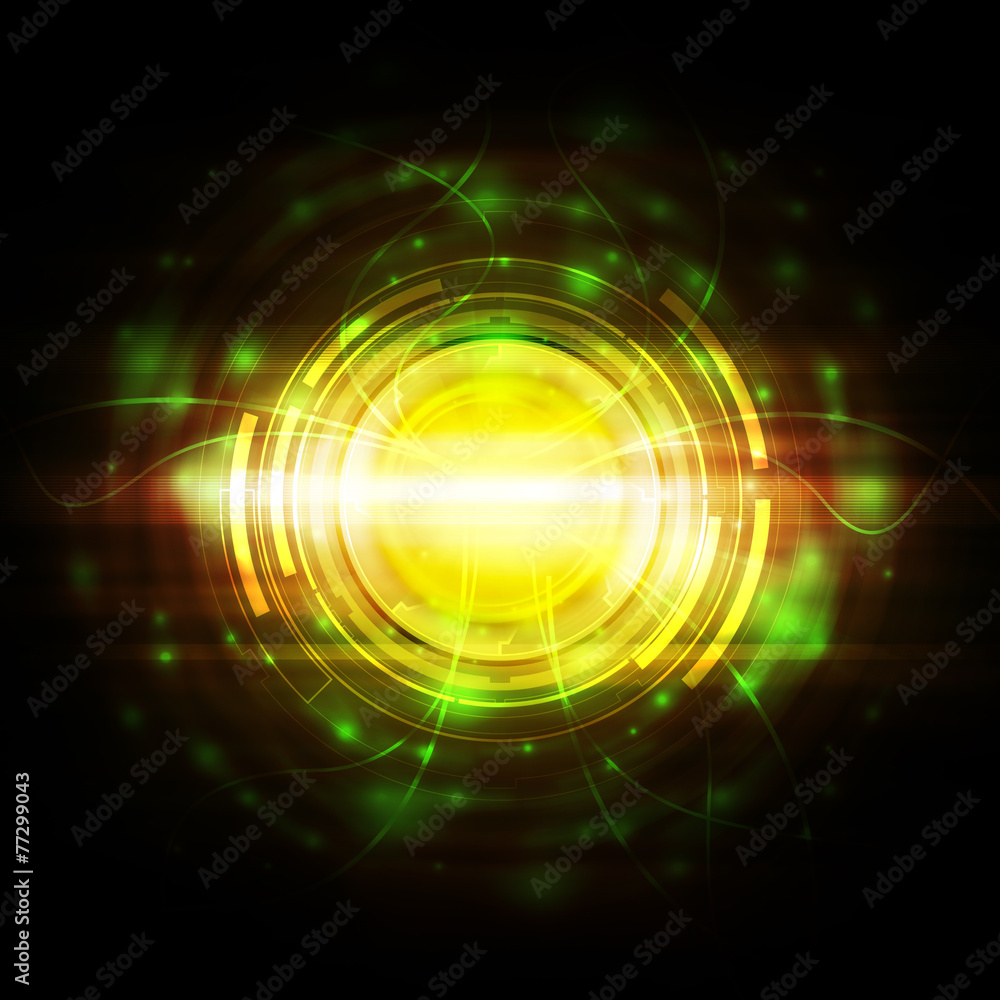 Obraz premium electric light background illustration