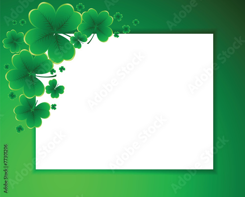 clover background for the St. Patrick's Day