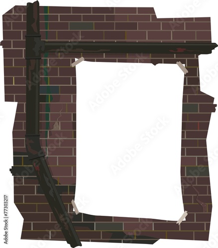 grungy wall poster