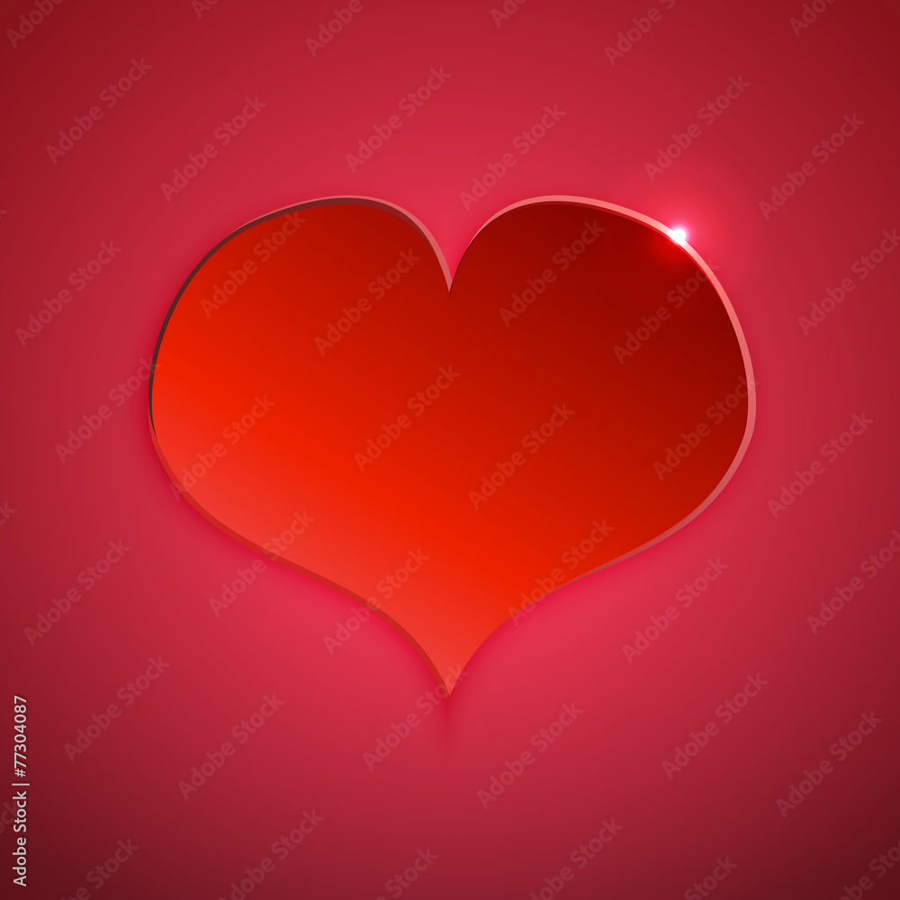 Red heart on a red background. Raster 1 Red heart on a red background. Raster 1