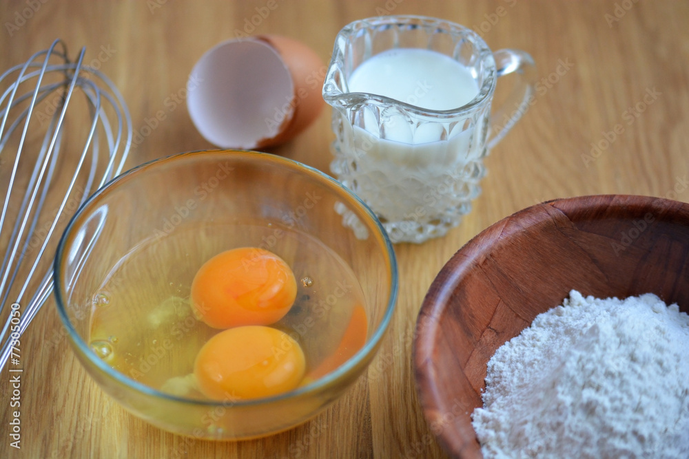 Ingredients for Making a Cake Ingredients for Making a Cake