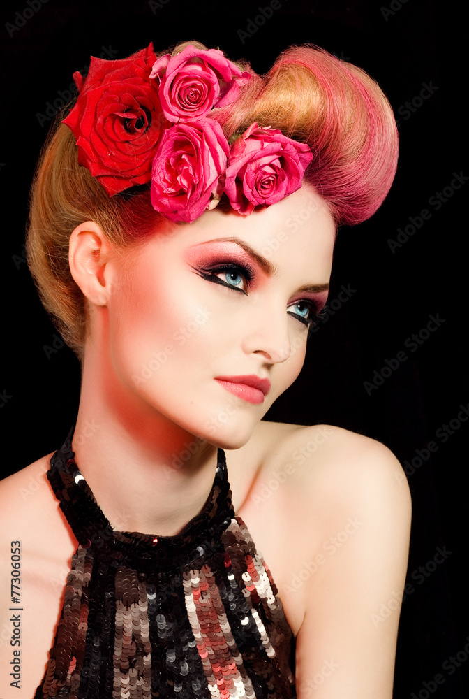 Fototapeta premium Romantic Coiffure