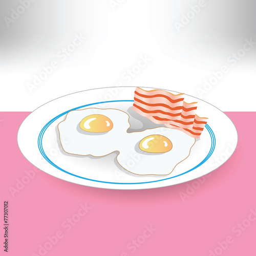 eggs and becon