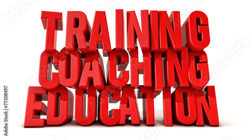 Training coaching and education text #77308497