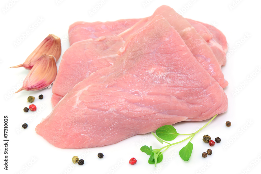 Foto Knoblauch Schnitzel