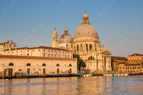 Basilica of Santa Maria Salute on Grand Canal, Venice, Italy