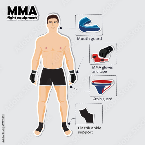 Sport equipment for mixed martial arts