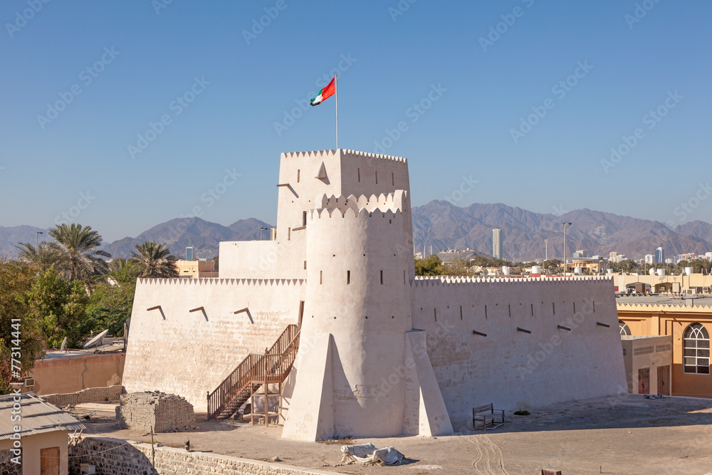 Fototapeta premium Historic Kalba fort in the Emirate of Fujairah, UAE