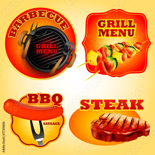 bbq stickers