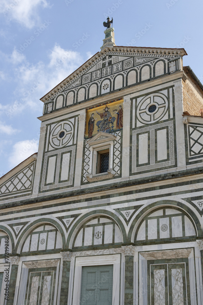 basilica San Miniato al Monte in Florence, Italy