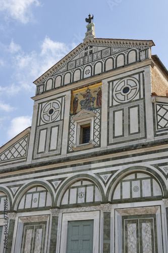 basilica San Miniato al Monte in Florence, Italy
