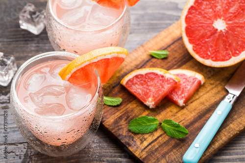 Photo Grapefruit cocktail