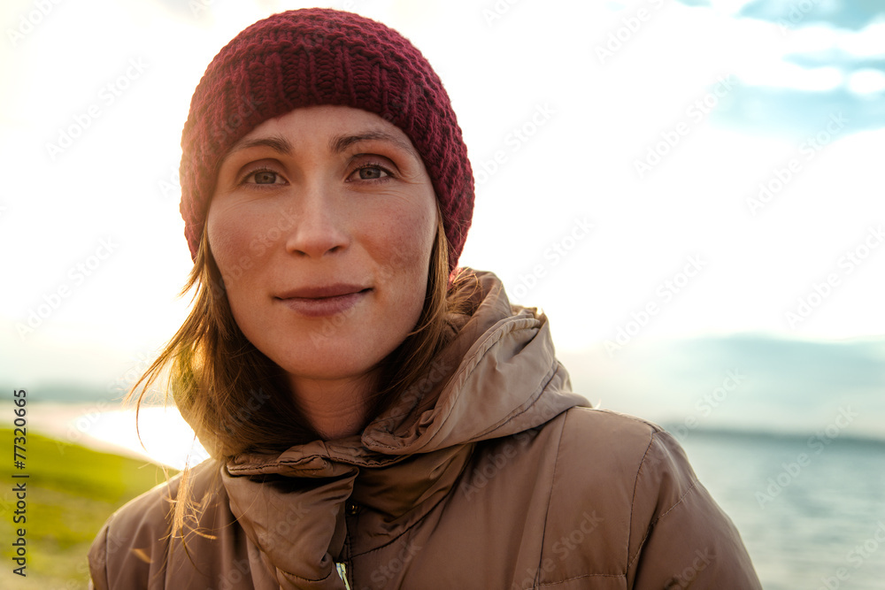 frau im winter frau im winter