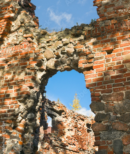 Ruin of an old building photo