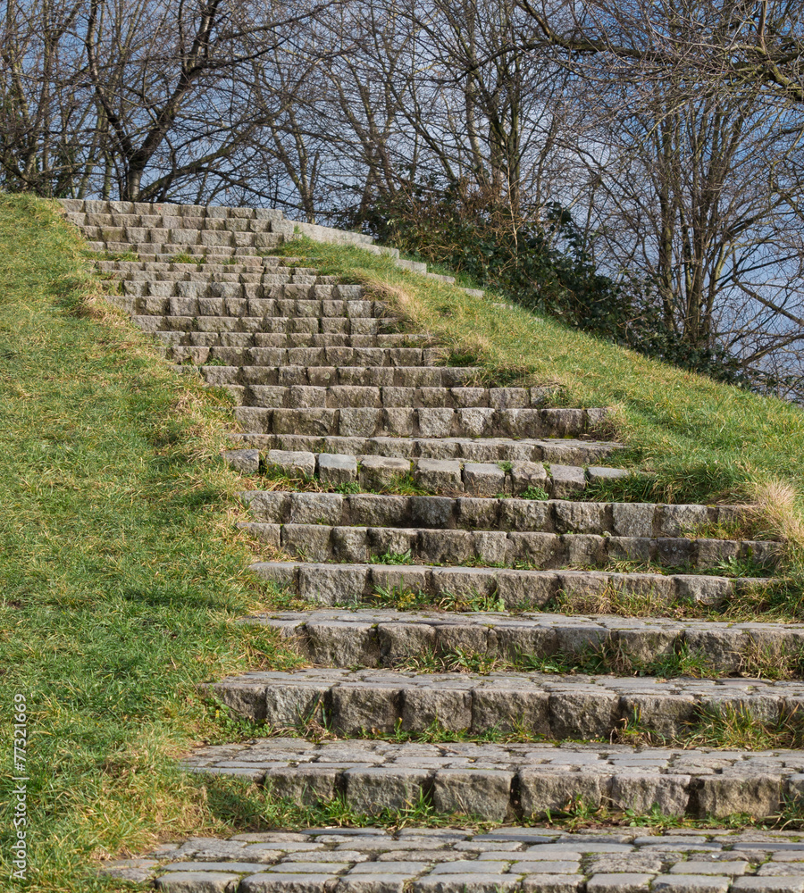 Seepark stone staircase