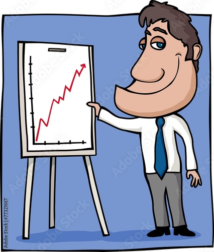 happy boss line chart