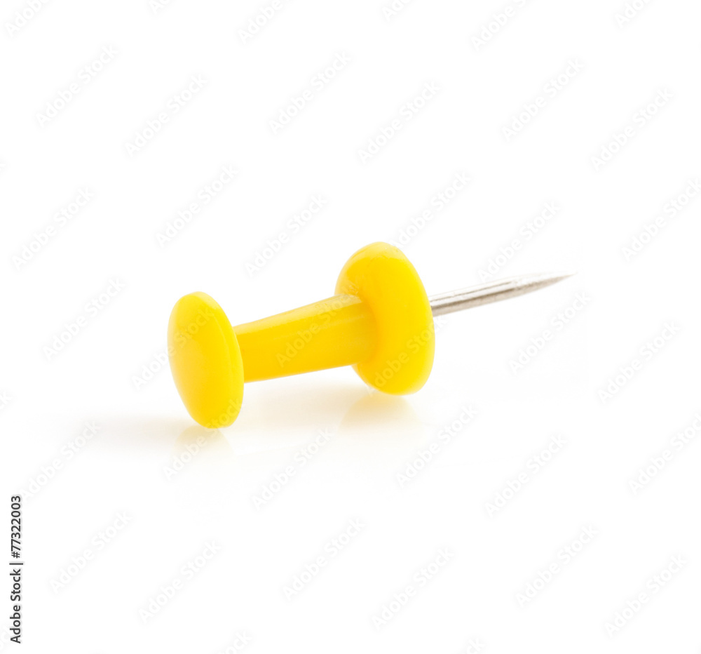 pushpin on white background pushpin on white background