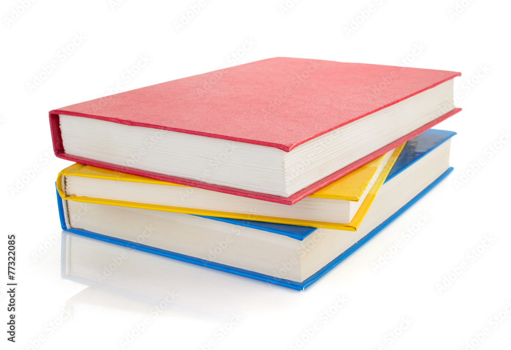 pile of books isolated on white pile of books isolated on white