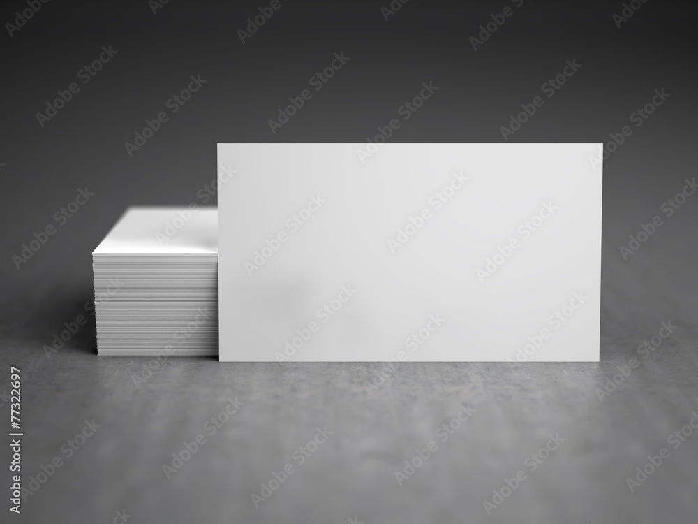 Business cards blank mockup - template Business cards blank mockup - template
