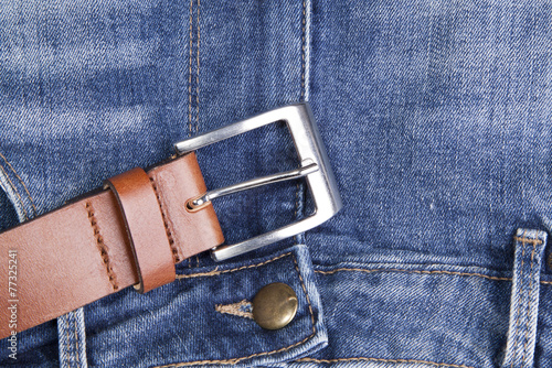 Jeans With Belt Background