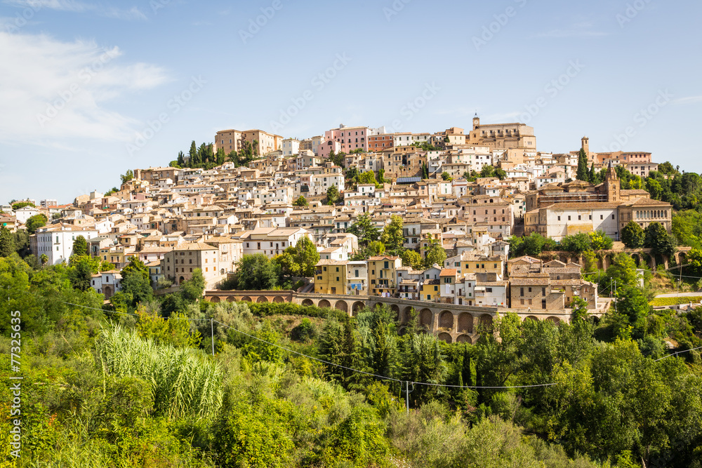 medieval town Loreto Aprutino, Abruzzo, Italy