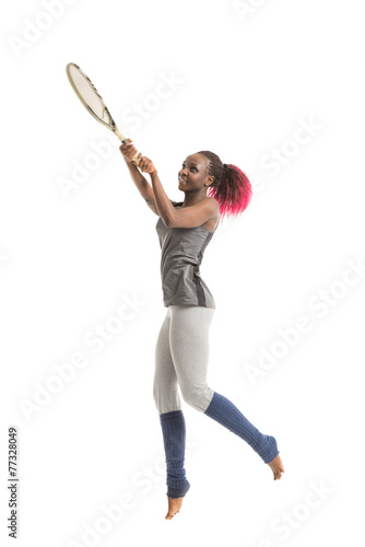 Woman playing tennis © Milles Studio