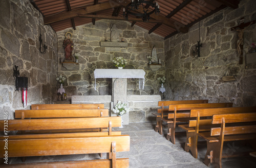 Santa Marta church in Galicia - Spain
