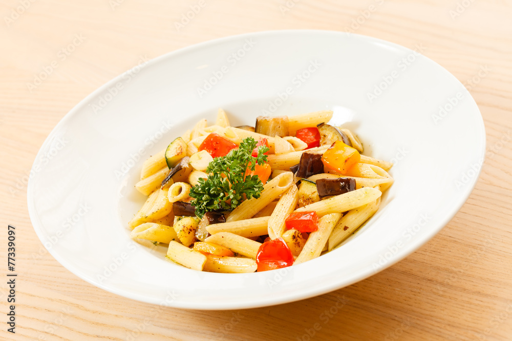 pasta with vegetables pasta with vegetables