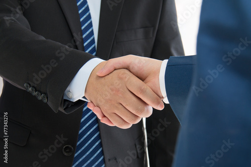business people handshaking