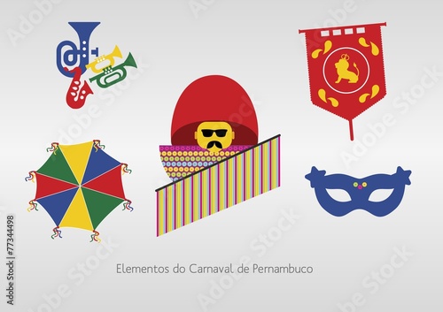 Elementos do Carnaval de Pernambuco